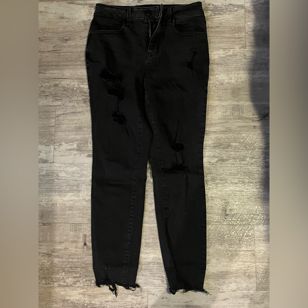 Maurice’s distressed crop skinny jeans-SZ S Short